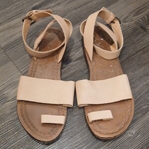 Free People Strappy Ankle Leather Sandals Size 39 (US 9)